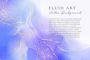 Rose pink liquid watercolor background with golden dots. Dusty blush marble alcohol ink drawing effect. Vector illustration design template for wedding or party invitation, menu, rsvp