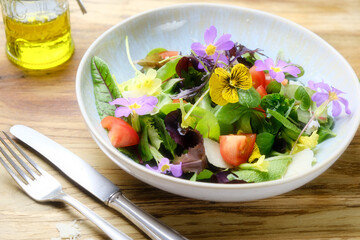 Wildflower salad