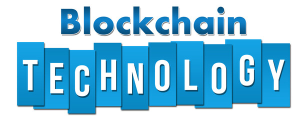 Blockchain Technology Blue Professional 