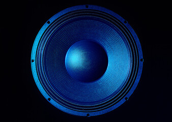 High-end loudspeaker. Music Studio speaker. Sound system for sound recording studio. Professional...