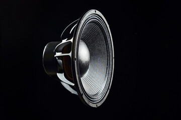 High-end loudspeaker. Music Studio speaker. Sound system for sound recording studio. Professional...