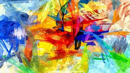 abstract grunge background graphic stylization on textured canvas of chaotic strokes of paint spots