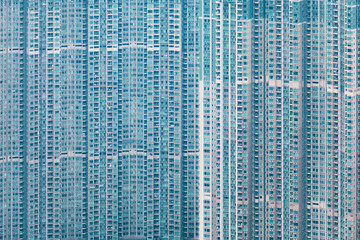 Outter wall of residential buildings, Hong Kong