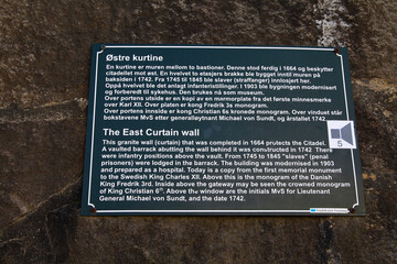 Fototapeta premium Krieg zwischen Norwegen und Schweden. Fredrikstad, Norwegen, Europa -- War between Norway and Sweden. Fredrikstad, Norway, Europe