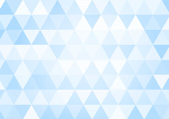未来的な青の三角柄の背景 - obrazy, fototapety, plakaty
