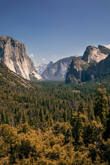 yosemite panorama from tunnel view