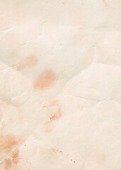 Bloody paper texture. Retro photo paper. Old antique sheet paper texture. Announcement board. Blood...