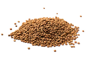 Lenticchie mignon biologiche, cibo vegetariano 