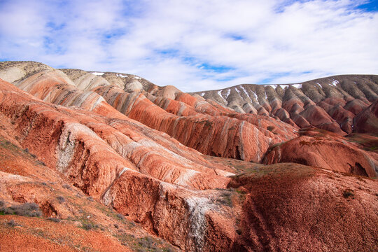 Beautiful Colored Mountains Of Azerbaijan.