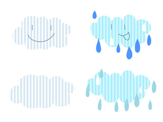 6月梅雨_スマイル雨雲2_ストライプ