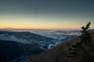 Floh-Seligenthal vom Haderholzstein im Winter