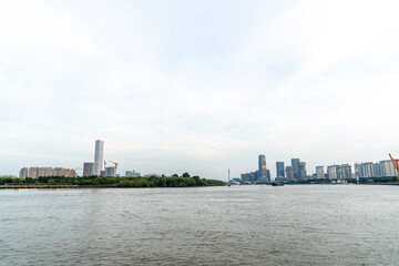 Obraz premium View of the Bund in Shanghai, China