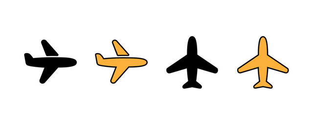 Plane icon over white illustration