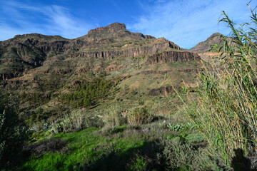 interno dell'isola gran canaria in spagna