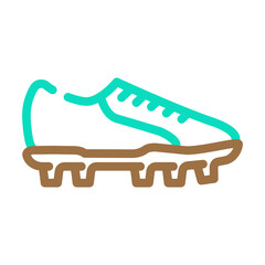 boots footwear color icon vector. boots footwear sign. isolated symbol illustration