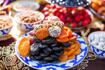 Orientalisches Ambiente, Food und Dekoration