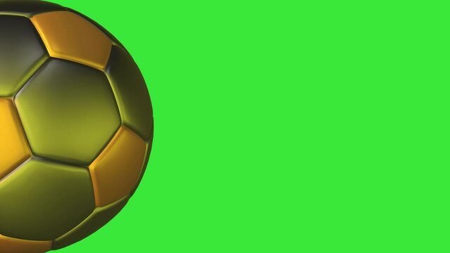 golden soccer ball spin loop