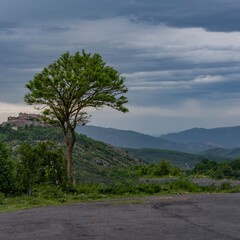Obraz premium Vista di Capranica Prenestina