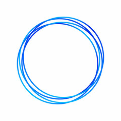 Round, circle frame vector illustration