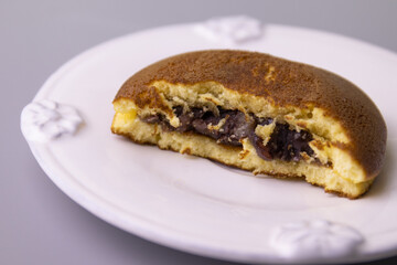Close up Traditional Japanese Dessert, Dorayaki