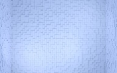 モザイクのアブストラクト、デジタル・バーチャルイメージ3DCG