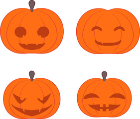 Pumpkin Set Vector