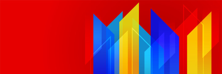 Modern geometrical abstract banner background. Business or technology presentation design template, brochure or flyer pattern, or geometric web banner