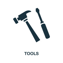 Tools icon. Simple element from construction collection. Creative Tools icon for web design, templates, infographics and more