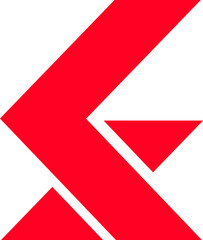 KS minimalist logo design 