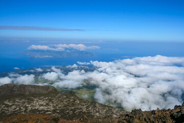 the top of Pico volcano