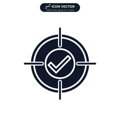 target icon symbol template for graphic and web design collection logo vector illustration