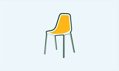 chair artwork design template