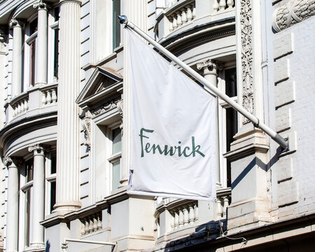 Fenwick Department Store in Mayfair, London, UK