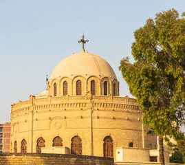 Fototapeta na wymiar The Church of Saint George in Coptic Cairo. Cairo, Egypt