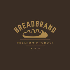 Bakery shop logo template. Vector object and icon for pastry food label or badge, bakery food logotype design, emblems graphics.