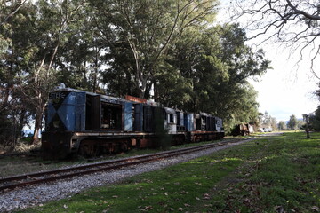 Old Train Station of Miloi in Peloponnes, Greece