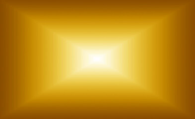 Illustration of Gradient Luxurious Gold Abstract Backdrop with Symmetrical Beams
