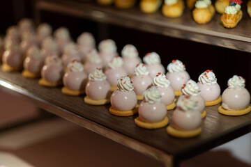 catering food, dessert and sweet, mini canapes, snacks and appetizers, food for the event, sweetmeat