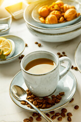 Afternoon Tea Series Coffee with Lemon Vegetarian