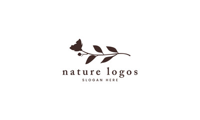 natural and organic logo modern design. Natural logo for branding, corporate identity and business card.	
