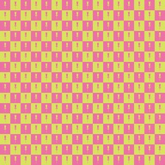 Seamless floral pattern vector flower shape doodle plant abstract background illustration for digital and print materials.