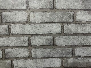 Attractive brick patterned wallpaper as a background