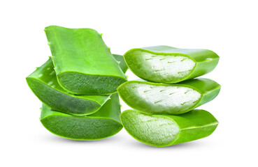 Aloe vera isolated on white background