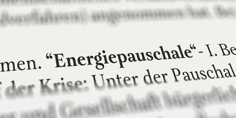 Energiepauschale im Buch erklärt