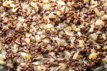 mushroom filling for Christmas dumplings
