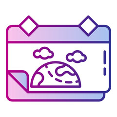 calendar and earth weather