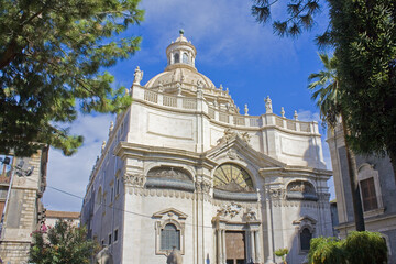 Church of the Abbey of Santa Agata in Catania, Italy, Sicily