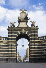 Arch Giuseppe Garibaldi in Catania, Sicily, Italy	
