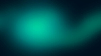 Obraz premium Blurred torquoise color background. Gradient, smooth gradation bright design. Template concept photo