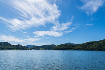 福井県若狭　三方五湖の久々子湖